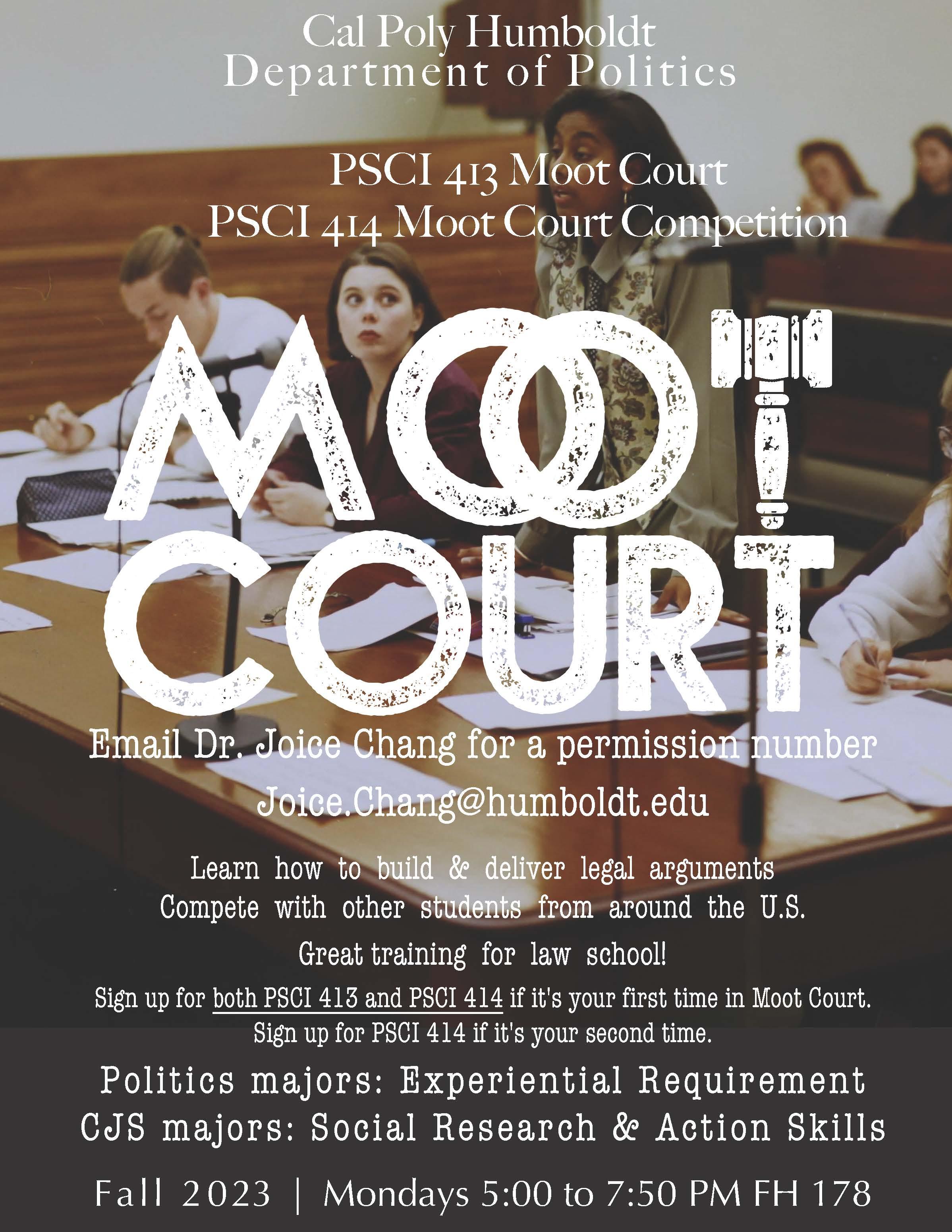Moot Court class