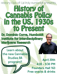 history of cannabis policy talk